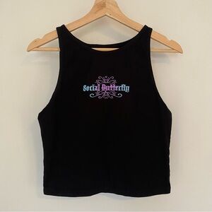 Cute Mistake Social Butterfly 90s Tank Top, Size L